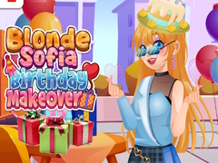 leikur Blonde Sofia Birthday Makeover