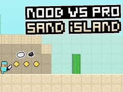 leikur Noob vs Pro Sand island
