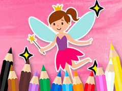 leikur Coloring Book: Little Pretty Fairy