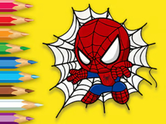 leikur Coloring Book: Baby Spiderman