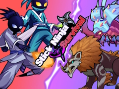 leikur Stick Ninja Survival 