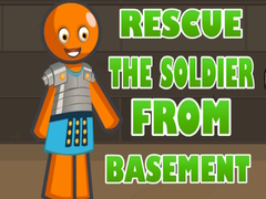 leikur Rescue the Soldier from Basement