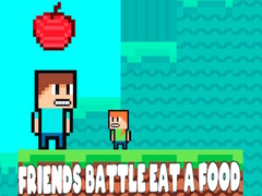 leikur Friends Battle Eat A Food