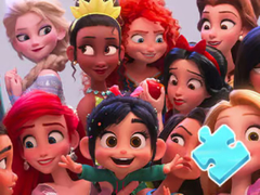 leikur Jigsaw Puzzle: Disney Princess Family Photo