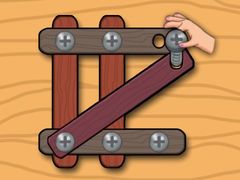 leikur Wood Nuts Master: Screw Puzzle