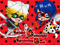 leikur Chibi Dotted Girl Coloring Book