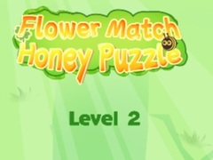 leikur Flower Match Honey Puzzle
