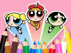 leikur Coloring Book: The Powerpuff Girls