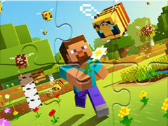 leikur Jigsaw Puzzle: Mine Blockman