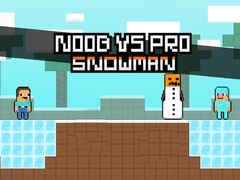 leikur Noob vs Pro Snowman