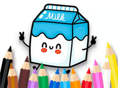 leikur Coloring Book: Milk