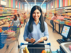 leikur Supermarket Simulator