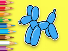 leikur Coloring Book: Balloon Puppy
