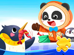 leikur Jigsaw Puzzle: Baby Panda Antarctic Tour