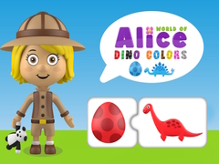 leikur World of Alice Dino Colors