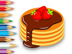 leikur Coloring Book: Strawberry Pancake