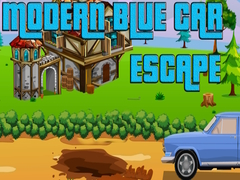 leikur Modern Blue Car Escape
