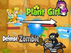 leikur Plant Girl Defense Zombie