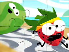 leikur Jigsaw Puzzle: Fruit Race