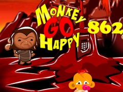 leikur Monkey Go Happy Stage 862