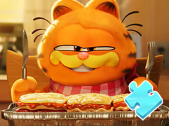 leikur Jigsaw Puzzle: Garfield And Lasagna