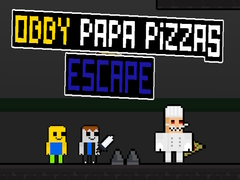 leikur Obby Papa Pizzas Escape