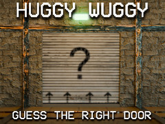 leikur Huggy Wuggy Guess the right door