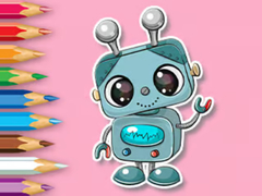 leikur Coloring Book: Smile Robot