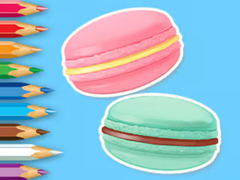 leikur Coloring Book: Macaron