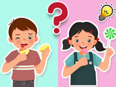 leikur Kids Quiz: What Do They Taste Like?