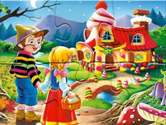 leikur Jigsaw Puzzle: Gingerbread House