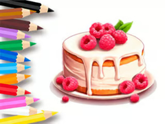 leikur Coloring Book: Berry Cake