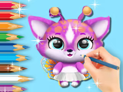 leikur Coloring Book: Cute Fluvsies