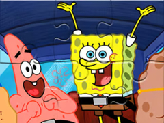 leikur Jigsaw Puzzle: SpongeBob SquarePants Sweet Family