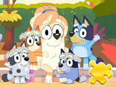 leikur Jigsaw Puzzle: Bluey Sweet Portrait
