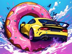 leikur Roof Car Stunt
