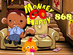 leikur Monkey Go Happy Stage 868