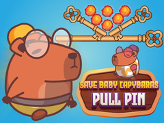 leikur Save Baby Capybaras Pull Pin