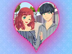 leikur Romantic Anime Couples Dress Up Game