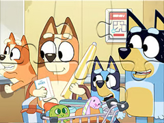 leikur Jigsaw Puzzle: Bluey Shopping Day