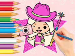 leikur Coloring Book: Toca Baca World
