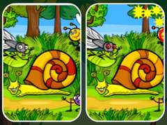 leikur Insects Photo Differences