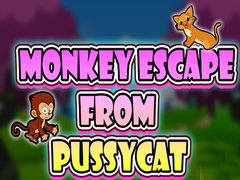 leikur Monkey Escape from Pussy Cat
