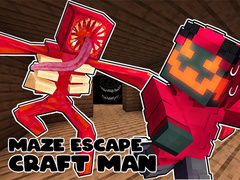 leikur Maze Escape: Craft Man