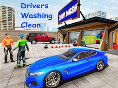 leikur Drivers Washing Clean