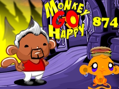 leikur Monkey Go Happy Stage 874