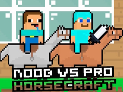 leikur Noob vs Pro HorseCraft