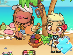 leikur Jigsaw Puzzle: Avatar World Sunbathing