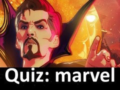 leikur Quiz: marvel