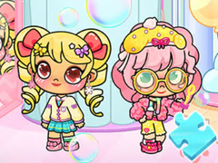 leikur Jigsaw Puzzle: Avatar World Candy Girl
